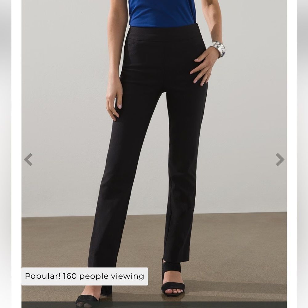 Chico's Black Straight Leg Pants
